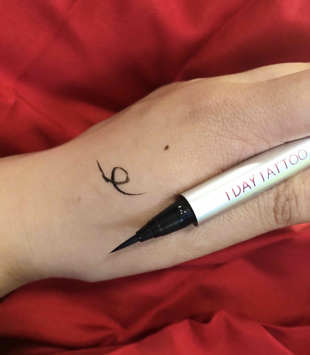 1DAY TATTOO プロキャスト ザ・アイライナー/K-パレット/リキッドアイライナーを使ったクチコミ(3枚目)
