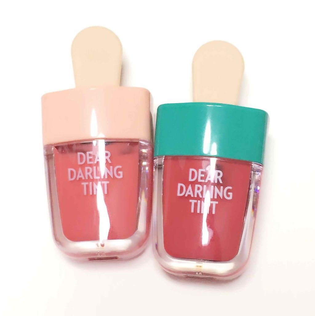 ディアダーリン ウォータージェルティント （アイスティント）/ETUDE/口紅を使ったクチコミ（1枚目）