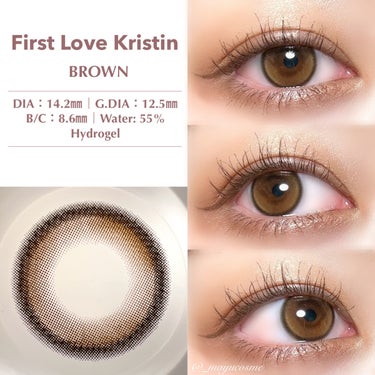 First Love Kristen/Hapa kristin/カラーコンタクトレンズを使ったクチコミ（2枚目）