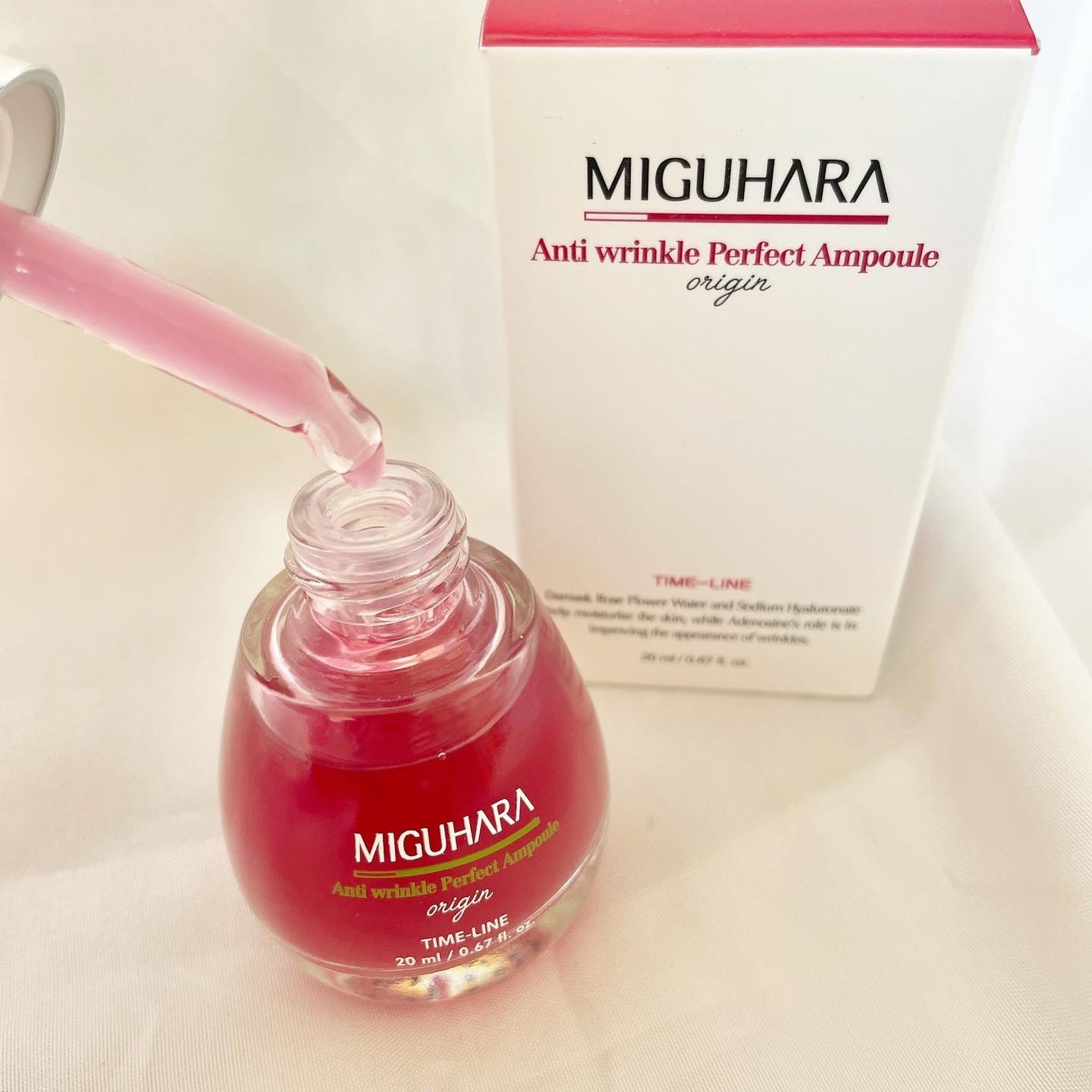 アンチリンクルエフェクトアンプルオリジン/MIGUHARA/美容液を使ったクチコミ(6枚目)