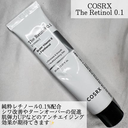 RXザ・レチノール0.1クリーム/COSRX/フェイスクリームを使ったクチコミ(2枚目)