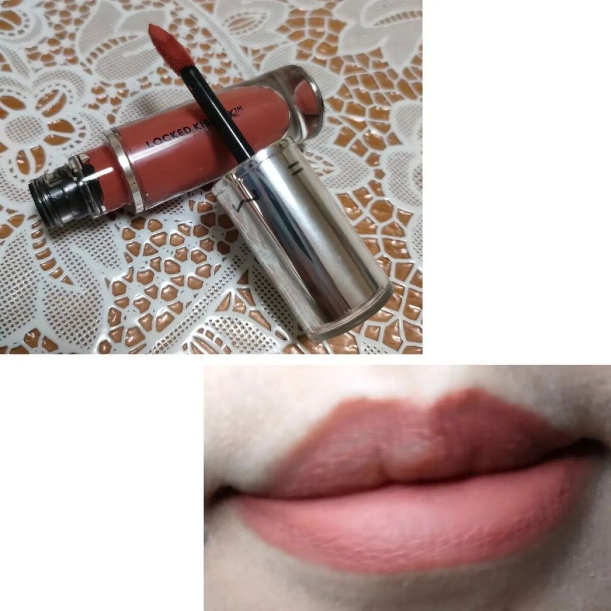 M·A·C ロックド キス インク リップカラー/M・A・C/口紅を使ったクチコミ（2枚目）