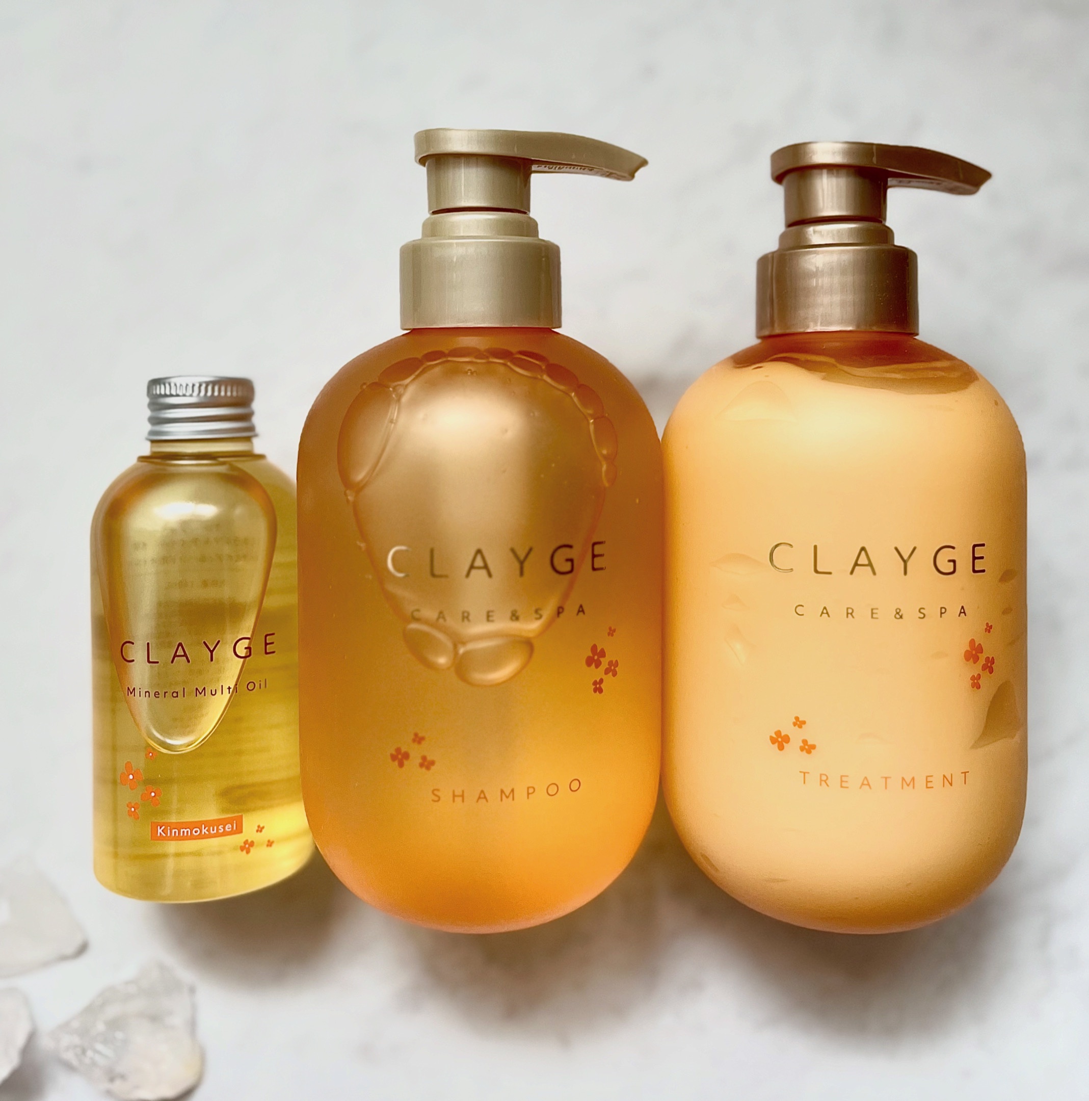 シャンプー＆トリートメントM キンモクセイの香り 通常品トライアル付き限定セット/CLAYGE/市販シャンプーを使ったクチコミ（1枚目）