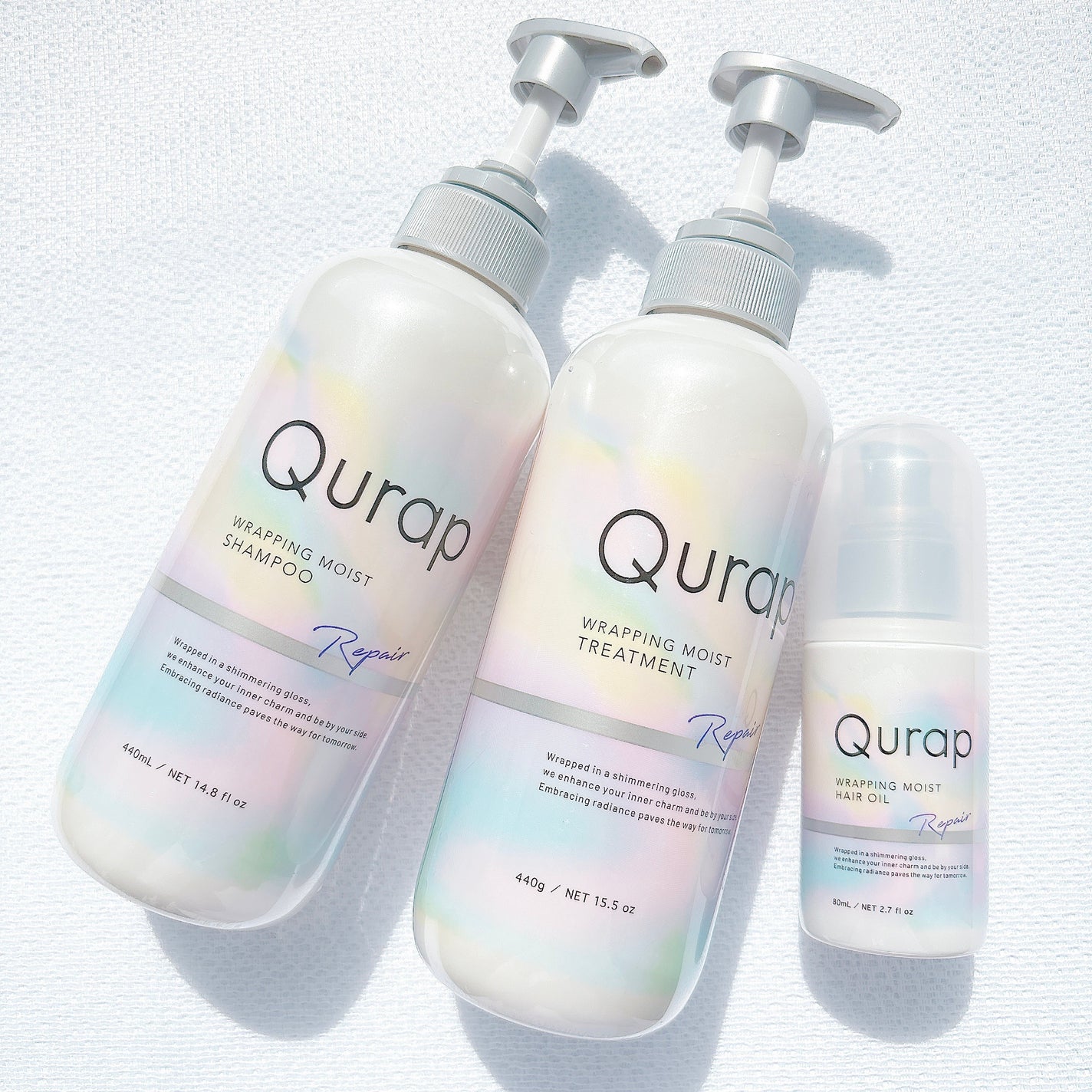 ラッピングモイストヘアオイル/Qurap/ヘアオイルを使ったクチコミ(1枚目)