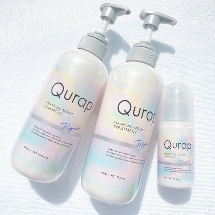 ラッピングモイストヘアオイル/Qurap/ヘアオイルを使ったクチコミ(1枚目)