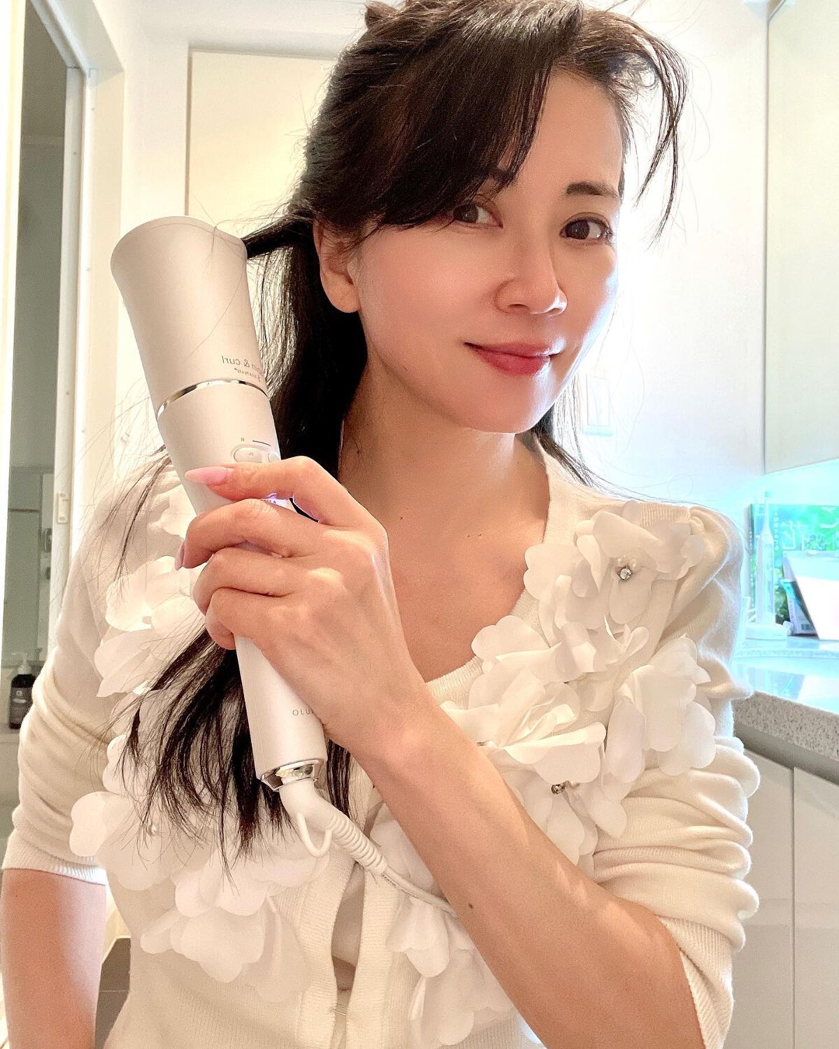 Shiho Arai on LIPS 「・・KINUJOのspin&curl使ってみました。不器用だか..」(2枚目)