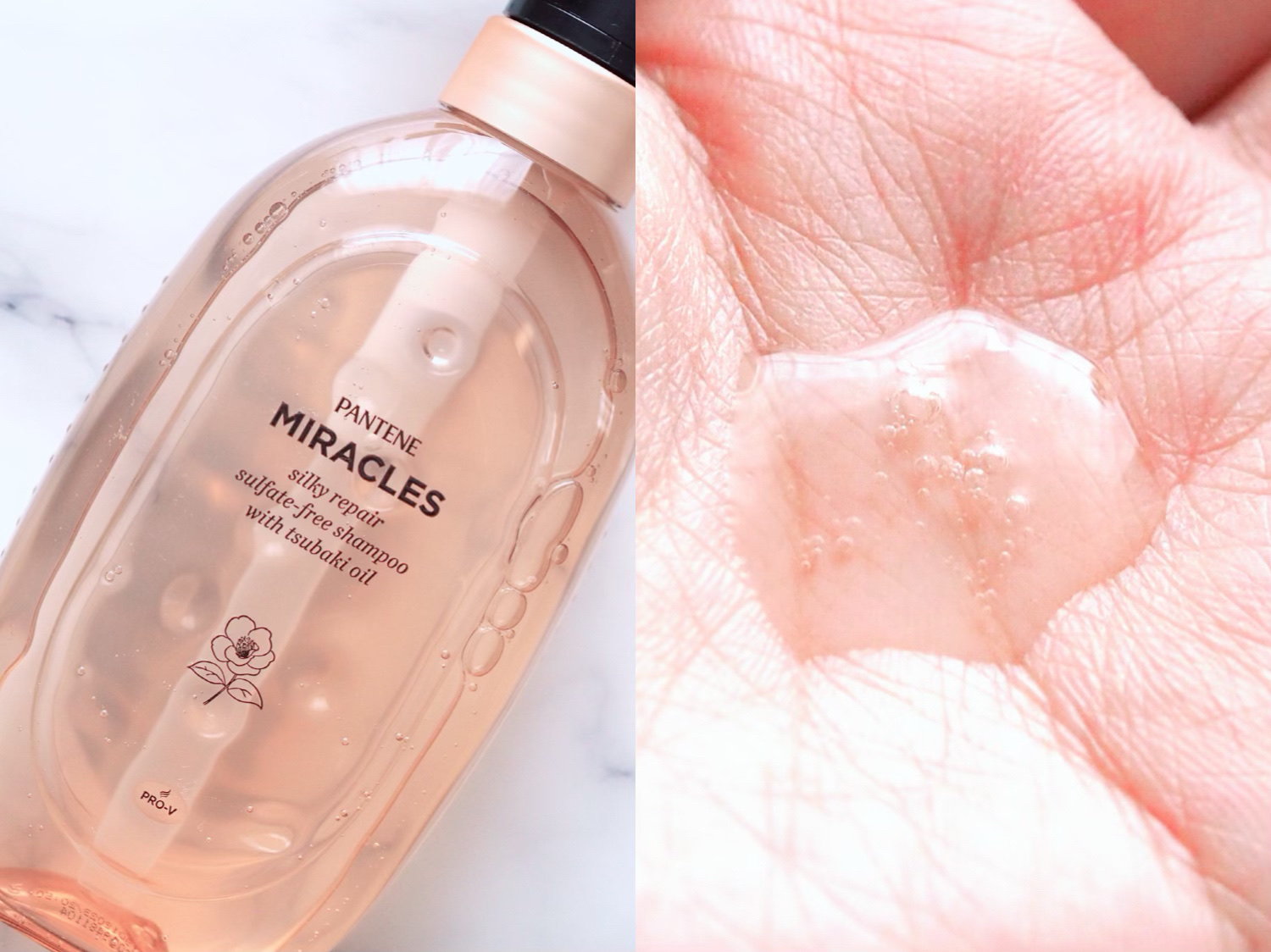 ミラクルズ サルフェート無添加&ジェントルリペア ボンドリペア シャンプー/トリートメント/パンテーン/市販シャンプーを使ったクチコミ（3枚目）