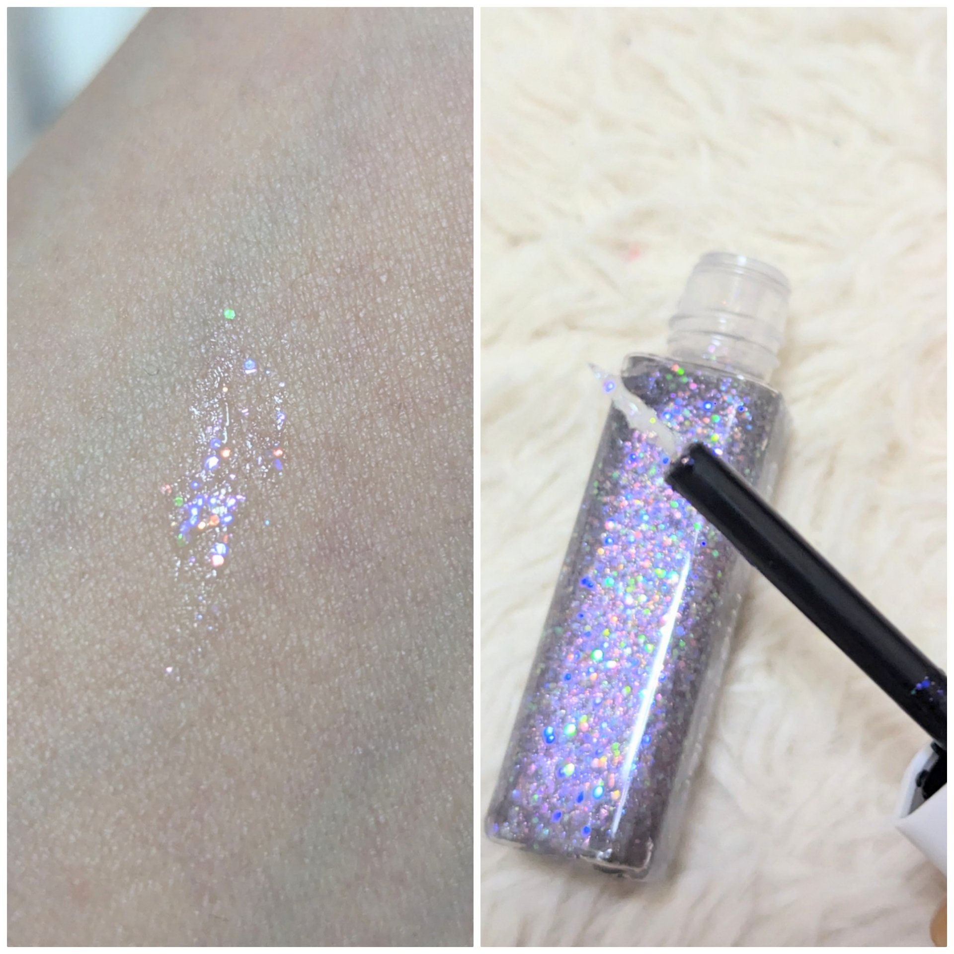 チアミーカラー グリッターアイライナー/CHEER me COLOR/リキッドアイライナーを使ったクチコミ（2枚目）