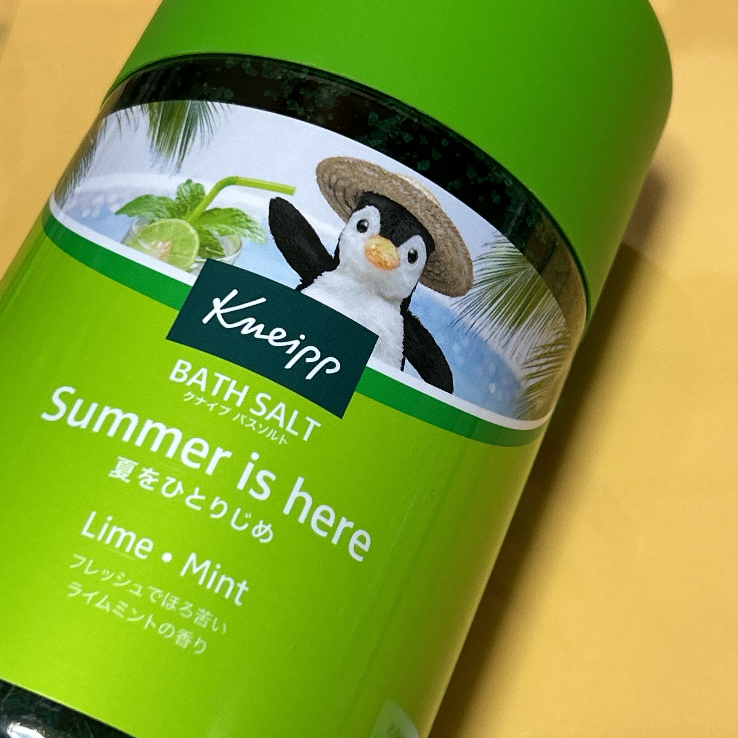 クナイプ バスソルト ライムミントの香り 850g/クナイプ/無機塩系入浴剤を使ったクチコミ（1枚目）
