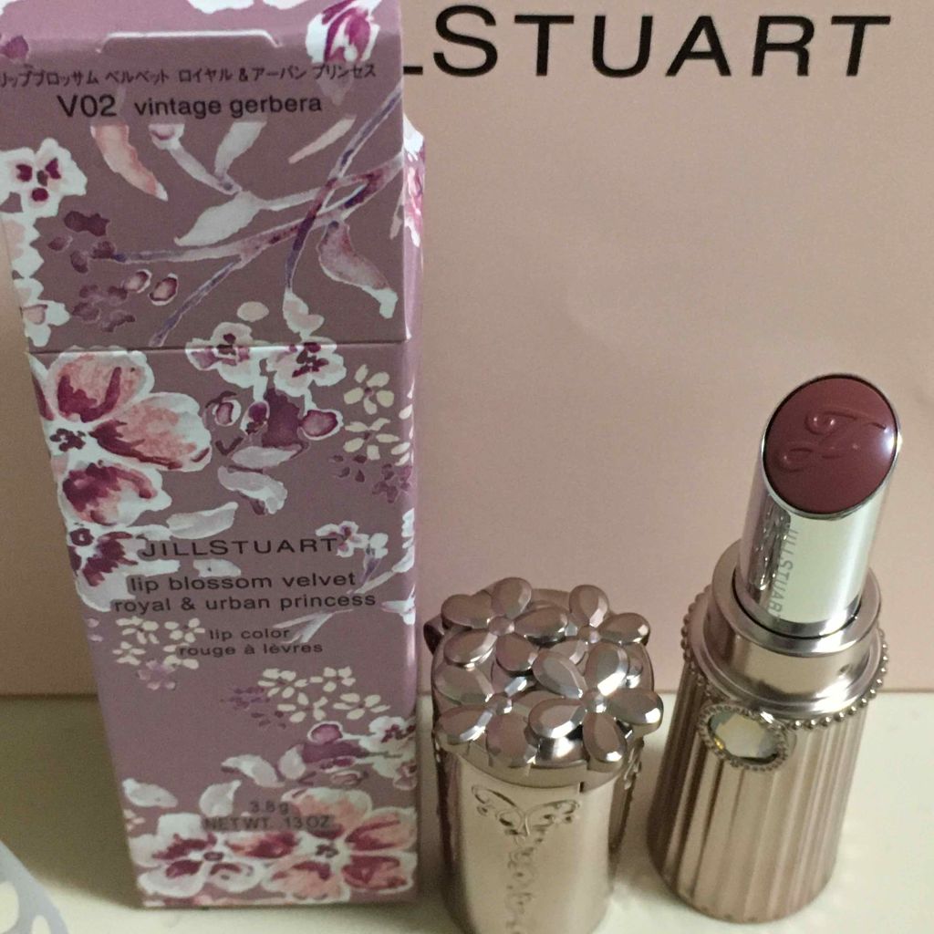 リップブロッサム ベルベット ロイヤル&アーバン プリンセス/JILL STUART/口紅を使ったクチコミ(1枚目)
