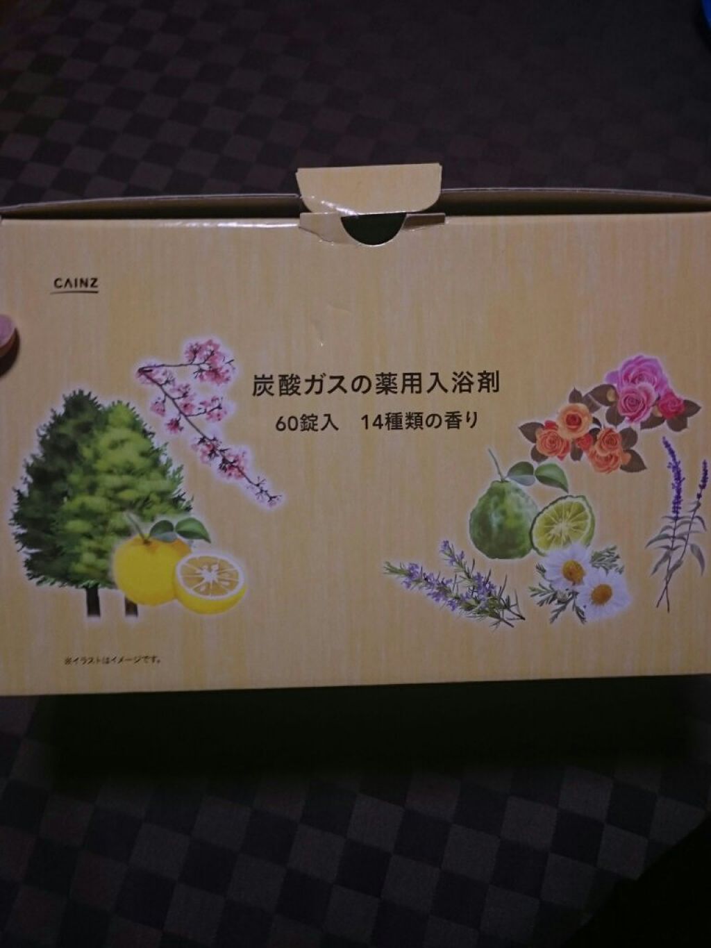 炭酸ガスの薬用入浴剤/カインズ/炭酸系入浴剤を使ったクチコミ（1枚目）