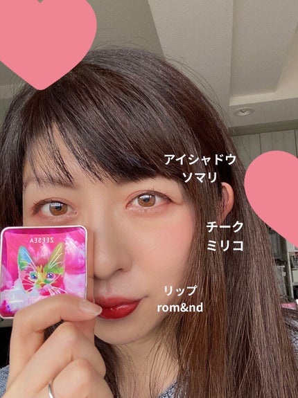 アニマルアイシャドウ(4シェード)/ZEESEA/アイシャドウパレットを使ったクチコミ(5枚目)