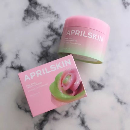 ピンクアロエメレンゲクレンザー/APRILSKIN/その他洗顔料を使ったクチコミ(2枚目)