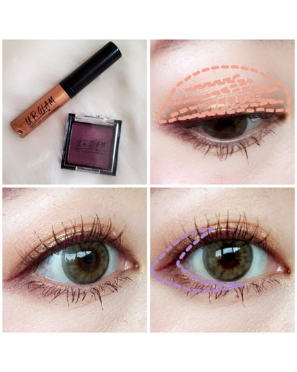 UR GLAM LIQUID EYESHADOW/U R GLAM/リキッドアイシャドウを使ったクチコミ(3枚目)