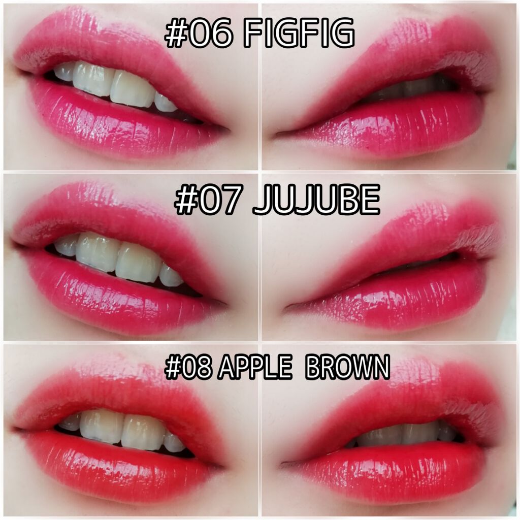 ジューシーラスティングティント/rom&nd/リップティントを使ったクチコミ(2枚目)