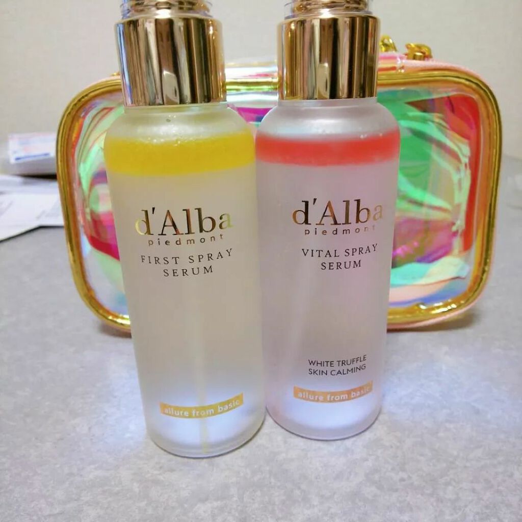ダルバ ホワイトトリュフファーストスプレーセラム/ダルバ/ミスト状化粧水を使ったクチコミ（3枚目）