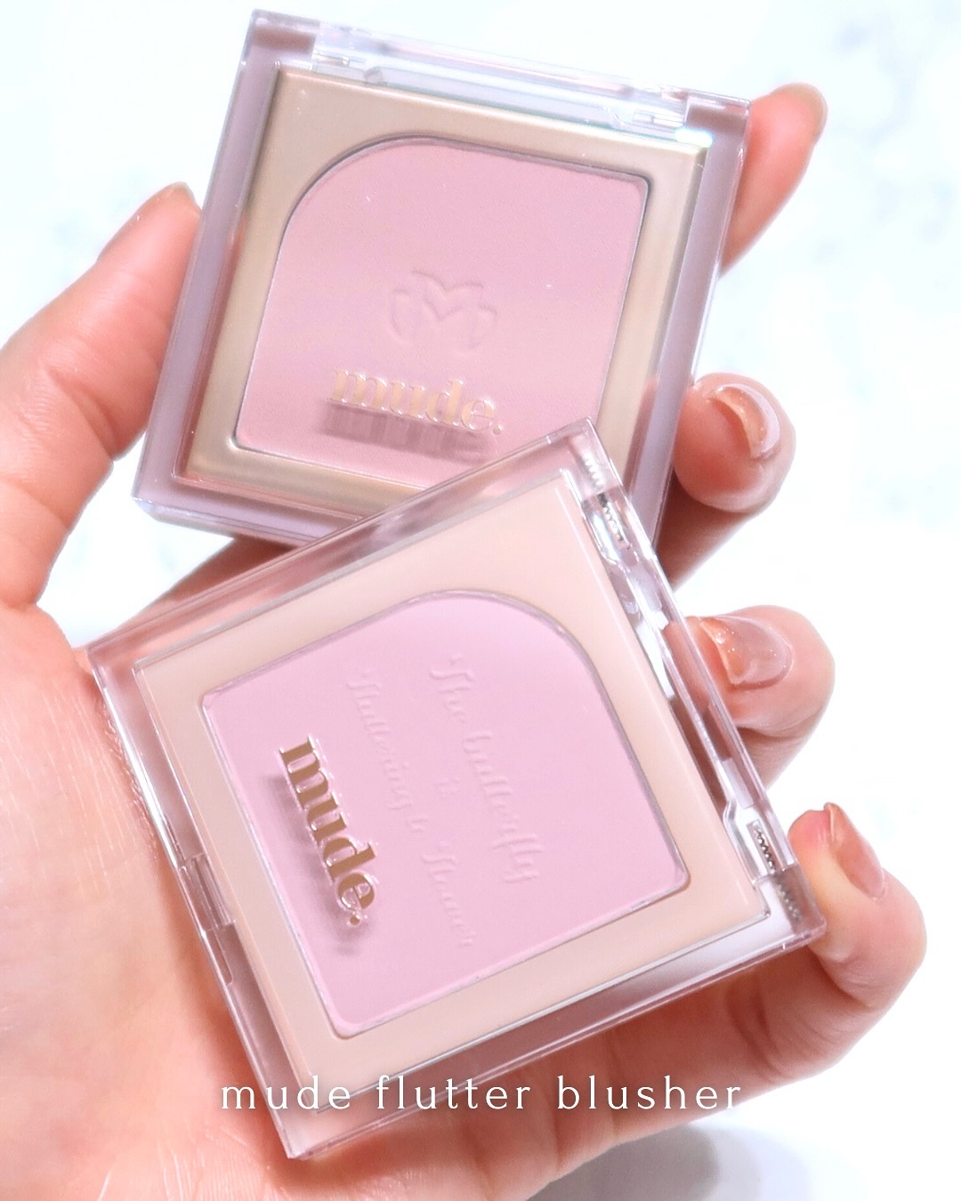 フラッターブラッシャー/mude/パウダーチークを使ったクチコミ（2枚目）