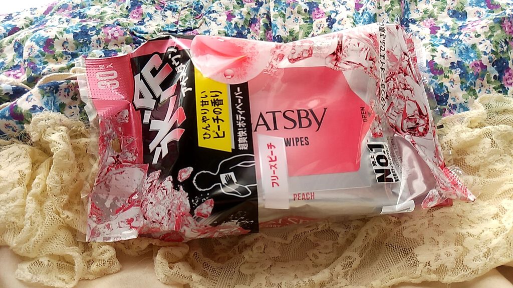 アイスデオドラント ボディペーパーN フリーズピーチ/ギャツビー/ボディシートを使ったクチコミ（1枚目）