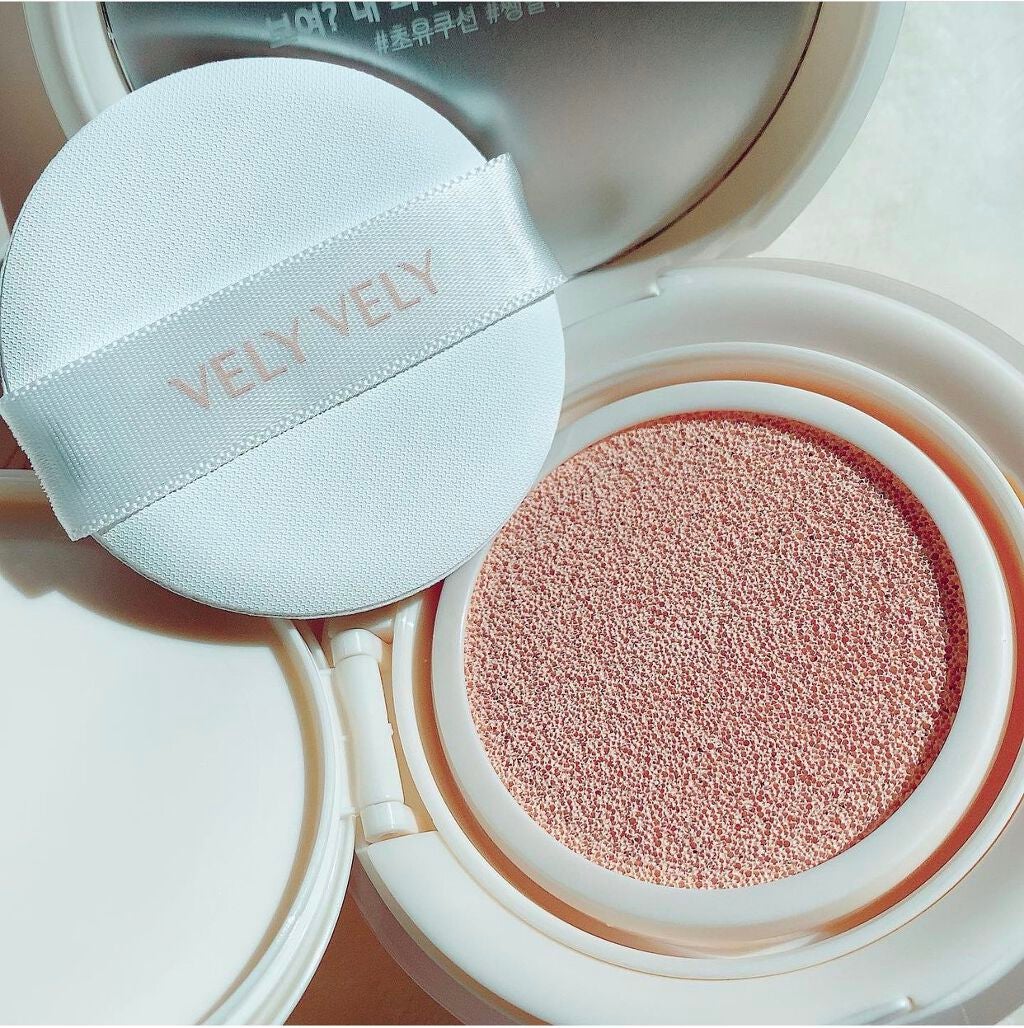 ミルクトーンアップクッション/VELY VELY/クッションファンデーションを使ったクチコミ(2枚目)