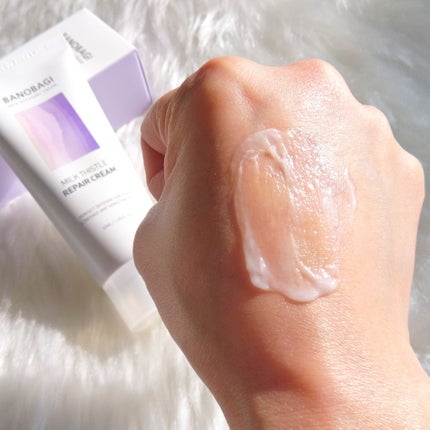 ミルクシスル リペアクリーム/BANOBAGI/フェイスクリームを使ったクチコミ(3枚目)