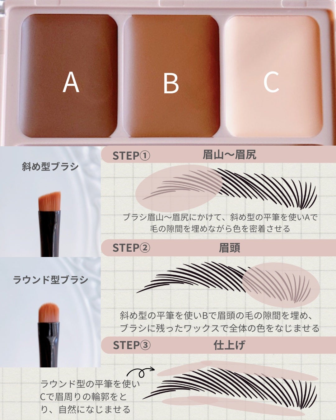 アイブロウワックス/スウィーツ スウィーツ/その他アイブロウを使ったクチコミ(3枚目)