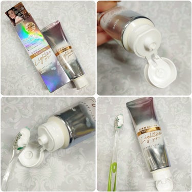 Lighteeハミガキ  ホワイトシトラスミント 100g/ライオン/歯磨き粉を使ったクチコミ（3枚目）
