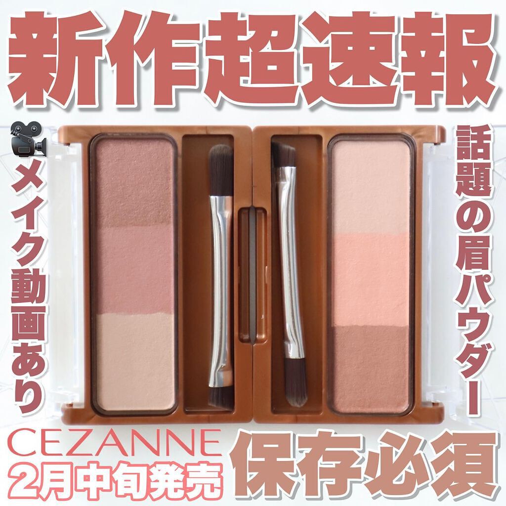 ノーズ&アイブロウパウダー/CEZANNE/パウダーアイブロウを使ったクチコミ(1枚目)