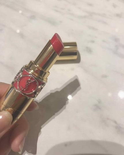 ルージュ ヴォリュプテ シャイン/YVES SAINT LAURENT BEAUTE/口紅を使ったクチコミ(1枚目)