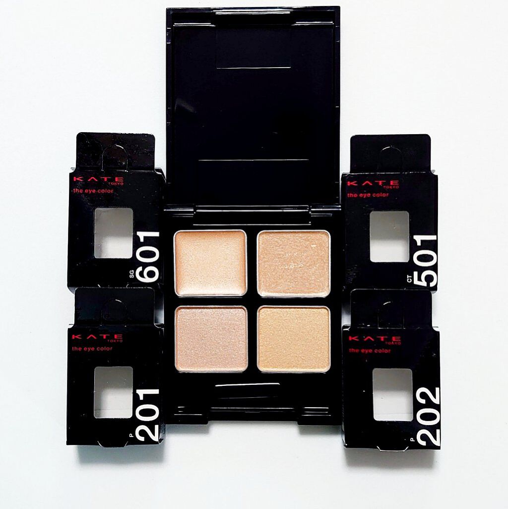 ケイト ザ アイカラー P201 ウォームホワイト(Web限定)/KATE/単色アイシャドウを使ったクチコミ（3枚目）