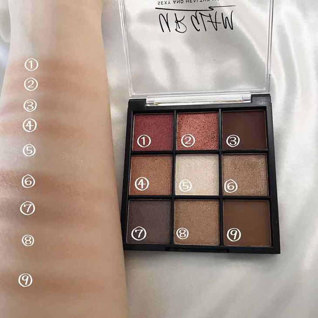 UR GLAM BLOOMING EYE COLOR PALETTE/U R GLAM/アイシャドウパレットを使ったクチコミ(2枚目)