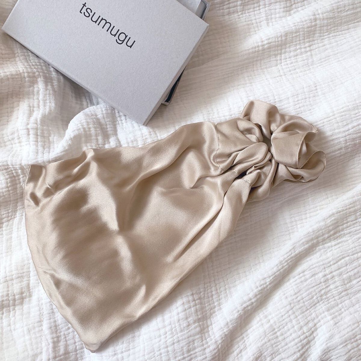 美髪シュシュ/tsumugu/その他スタイリングを使ったクチコミ（3枚目）