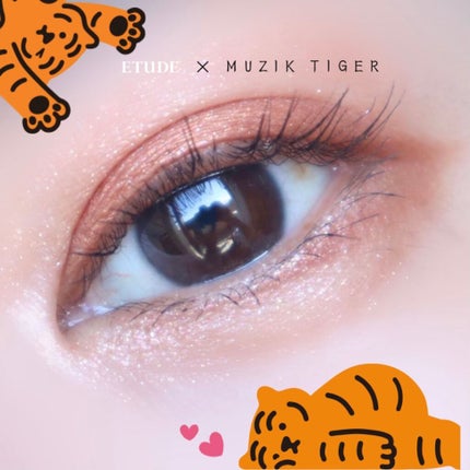 ムジークタイガープレイカラーアイズ/ETUDE/アイシャドウパレットを使ったクチコミ(9枚目)