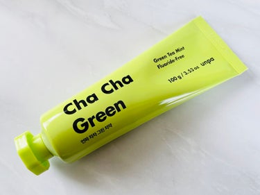 Cha Cha Charcoal Vegan Greentea Toothpaste/unpa/歯磨き粉を使ったクチコミ（1枚目）