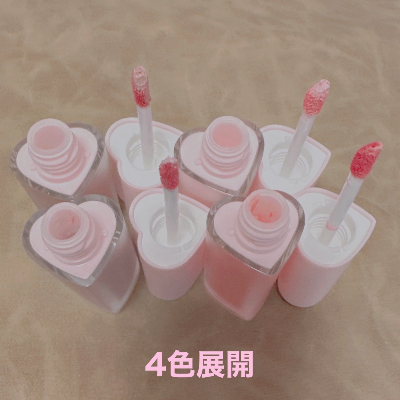 ミルクハートティントリップアンドチーク ストロベリーミルク/Merrymonde/リップティントを使ったクチコミ（2枚目）