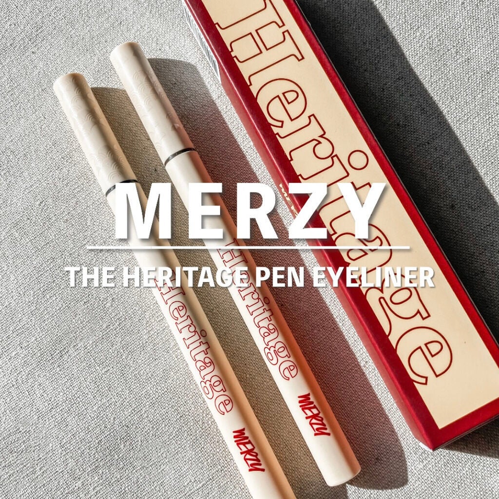 THE HERITAGE PEN EYELINER/MERZY/リキッドアイライナーを使ったクチコミ(1枚目)