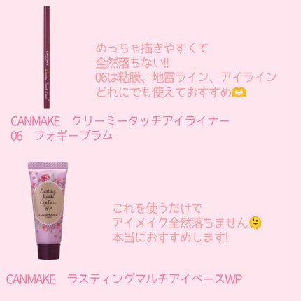 ラスティングマルチアイベース WP/キャンメイク/アイシャドウベースを使ったクチコミ(4枚目)