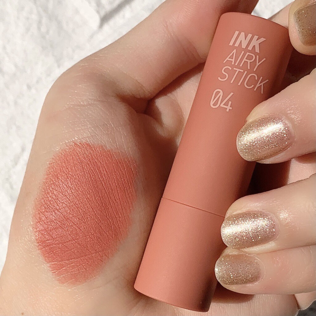 インク エアリー ベルベット スティック 04/PERIPERA/口紅を使ったクチコミ（2枚目）