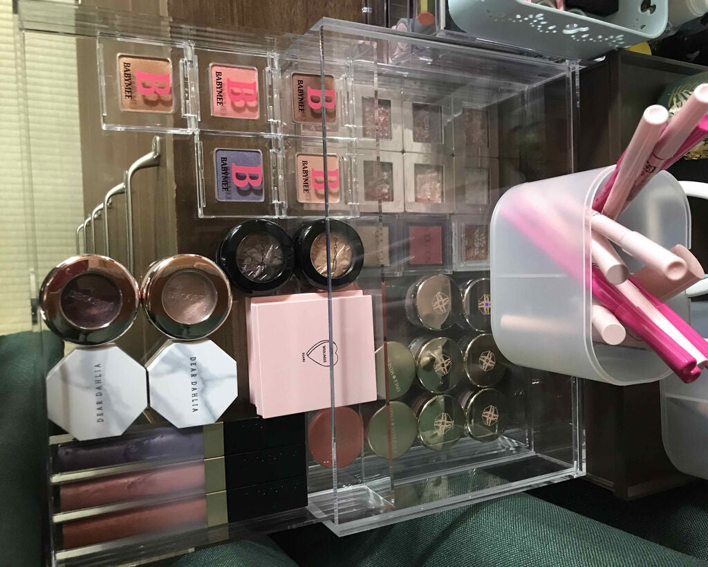 重なるアクリルケース2段引出・大/無印良品/その他化粧小物を使ったクチコミ(2枚目)