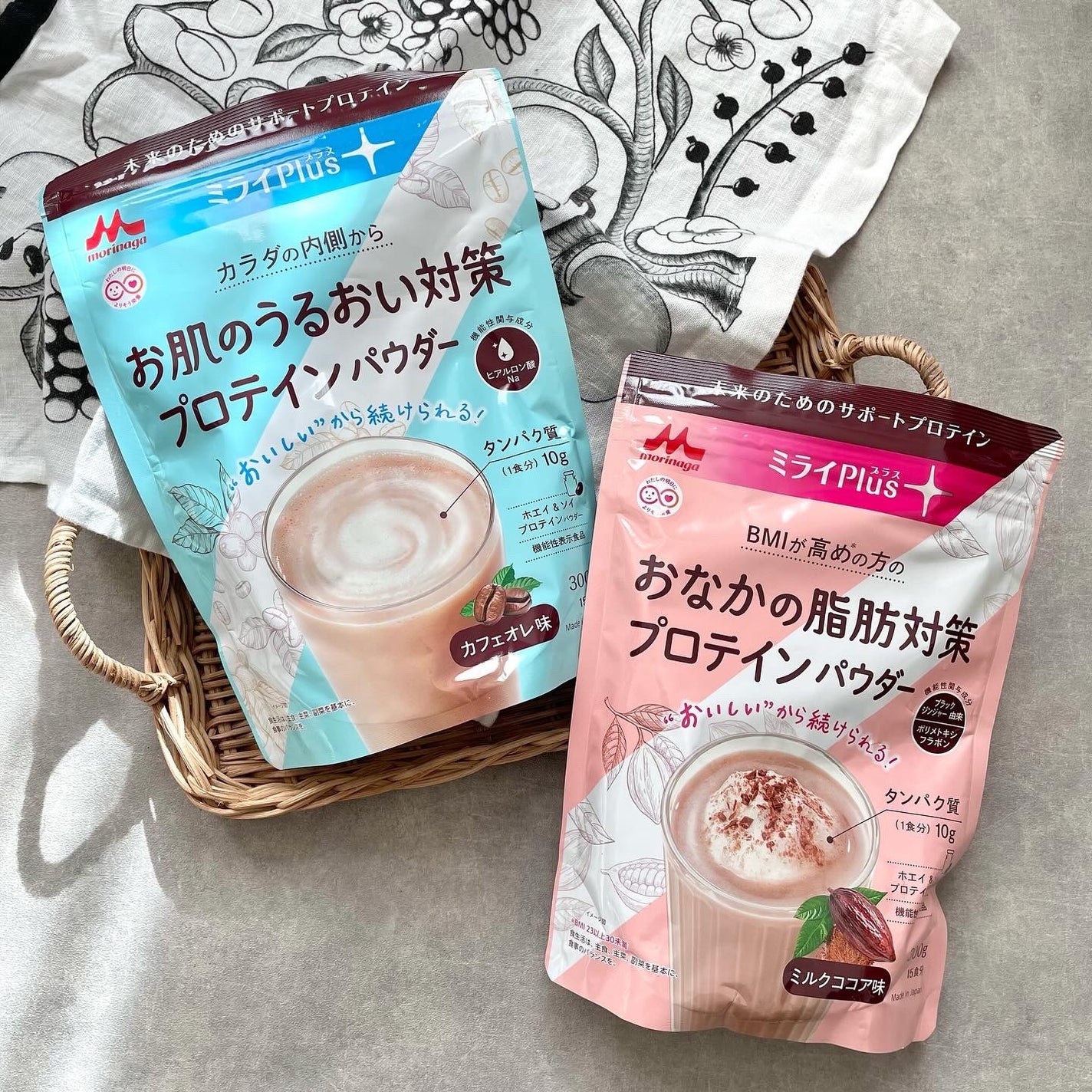 ミライPlus お肌のうるおい対策プロテインパウダー/森永乳業/その他プロテインを使ったクチコミ(1枚目)