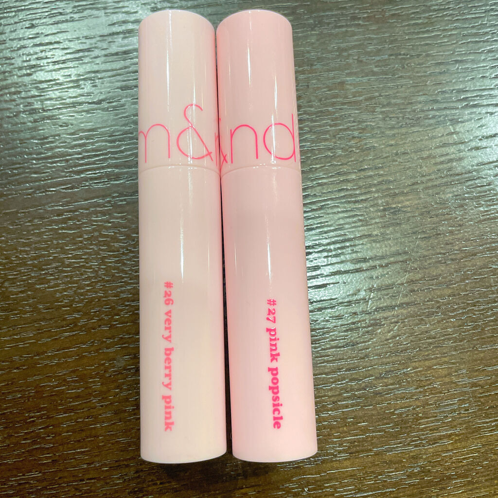 ジューシーラスティングティント/rom&nd/リップティントを使ったクチコミ（2枚目）