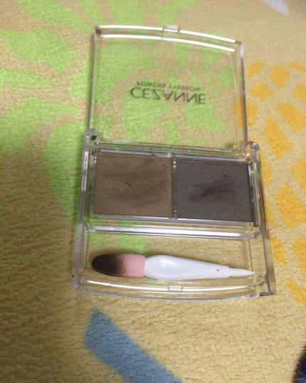 パウダーアイブロウR オリーブブラウン/CEZANNE/パウダーアイブロウを使ったクチコミ(2枚目)