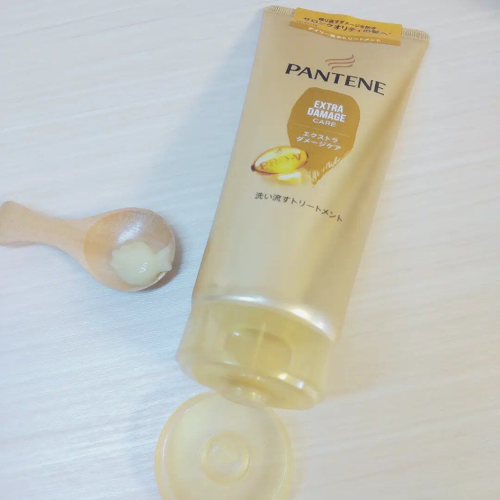 エクストラダメージケア デイリー補修トリートメント/パンテーン/洗い流すヘアトリートメントを使ったクチコミ（1枚目）