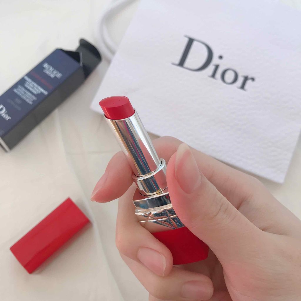 ルージュ ディオール ウルトラ ルージュ/Dior/口紅を使ったクチコミ（2枚目）