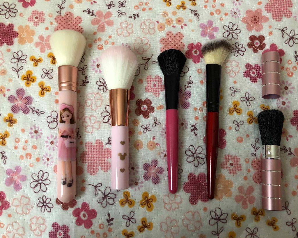 ごくふわっ ミッキーブラシ/DAISO/メイクブラシを使ったクチコミ（1枚目）