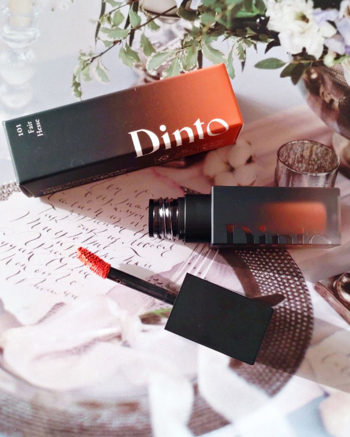 ブラーフィニシュリップティント 101 フェアヘッセ/Dinto/リップティントを使ったクチコミ（2枚目）