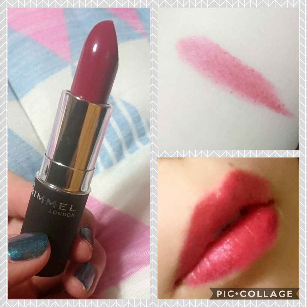 マシュマロルック リップスティック 028 ディープレッド/リンメル ロンドン/口紅を使ったクチコミ（1枚目）