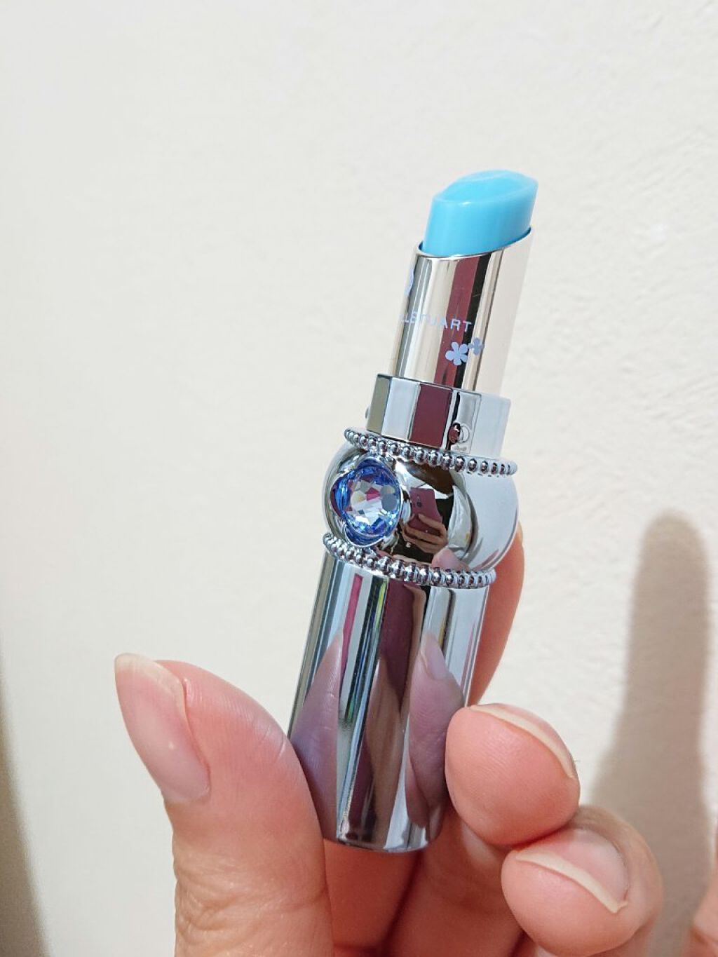 サムシングピュアブルー リップグロウ セラムバーム/JILL STUART/リップバームを使ったクチコミ（2枚目）