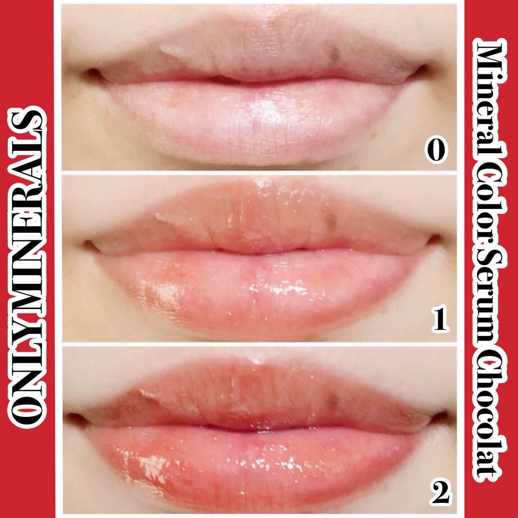 ミネラルカラーセラム/ONLY MINERALS/リップグロスを使ったクチコミ(4枚目)