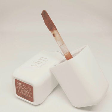 my confidence lip souffle matte  luxury caramel brown（高級なキャラメルブラウン）/vim BEAUTY/口紅を使ったクチコミ（2枚目）