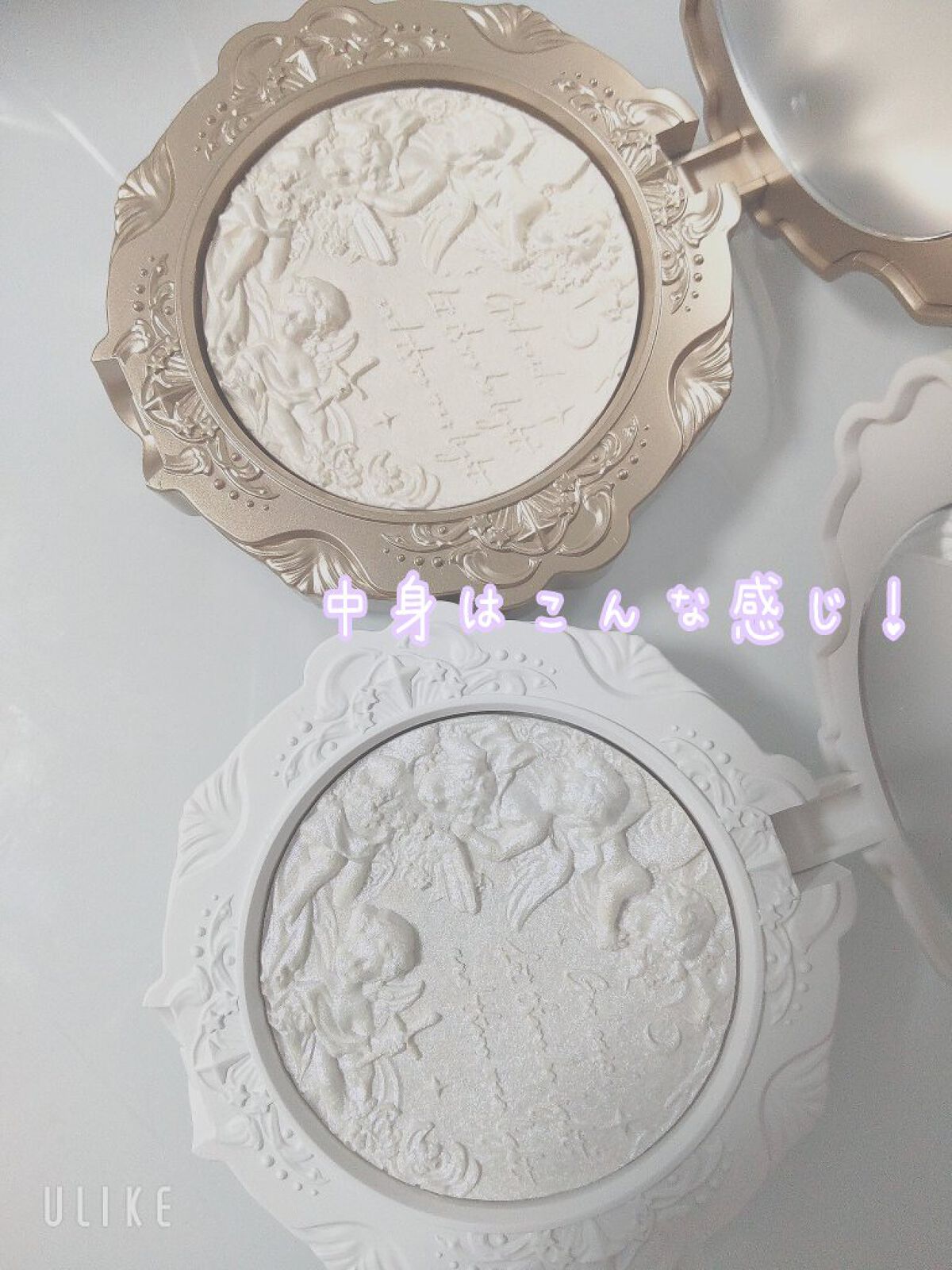 リトルエンジェル ハイライター グロウ オブ ラブ（愛の光）/FlowerKnows/パウダーハイライトを使ったクチコミ（3枚目）